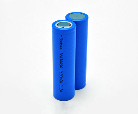 แบตเตอรี่ไฟทางออกแบบชาร์จไฟได้ IFR 18650 3.2V 3C 1600mAh แบตเตอรี่ลิเธียม