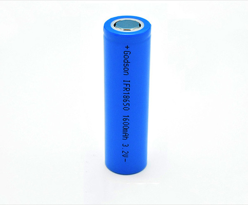 แบตเตอรี่ไฟทางออกแบบชาร์จไฟได้ IFR 18650 3.2V 3C 1600mAh แบตเตอรี่ลิเธียม