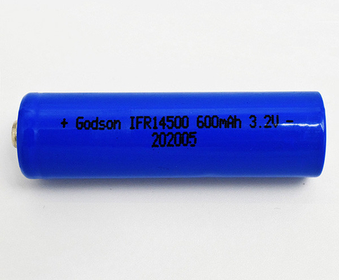 แสงสว่าง 3.2 โวลต์แบตเตอรี่แบบชาร์จไฟได้ 14500 LiFePO4 เป็นมิตรกับสิ่งแวดล้อม