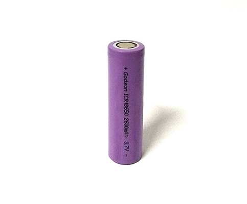 2600mAh 3.7V ไฟฉุกเฉินแบตเตอรี่ลิเธียม ICR18650 รอบ 2000 รอบ