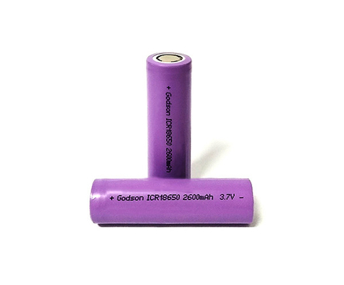 2600mAh 3.7V ไฟฉุกเฉินแบตเตอรี่ลิเธียม ICR18650 รอบ 2000 รอบ