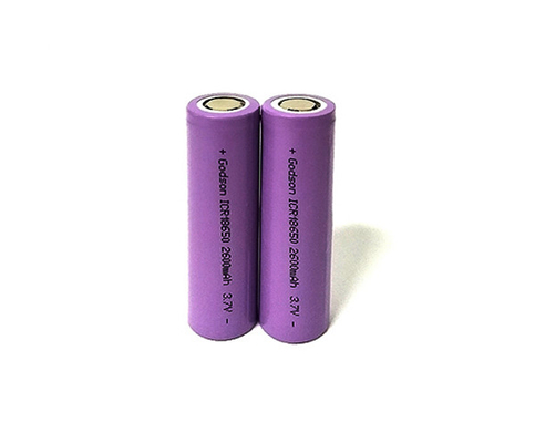 2600mAh 3.7V ไฟฉุกเฉินแบตเตอรี่ลิเธียม ICR18650 รอบ 2000 รอบ