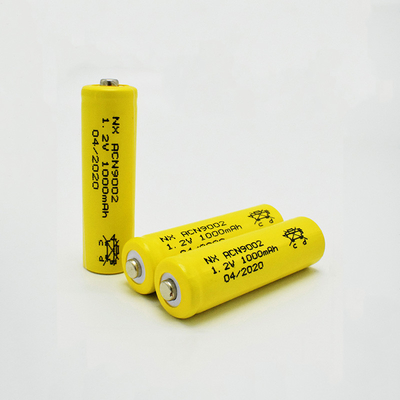 แบตเตอรี่ Ni Cd 1.2 V แบบชาร์จได้อายุการใช้งาน 5 ปี AA1000mAh Stick Type