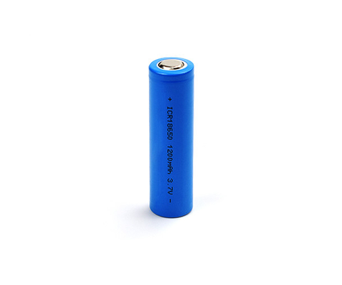 ลิเธียมไอออน 1200mAh 3.7 V แบตเตอรี่ ICR18650 เซลล์แบบชาร์จได้