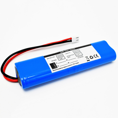 ไฟฉุกเฉินแบตเตอรี่ LiFePO4 3000mah แบตเตอรี่ 6.4V สีน้ำเงิน PVC