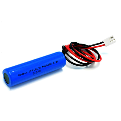 IFR18650 แบตเตอรี่ป้ายทางออกฉุกเฉิน 3.2V 1600mAh Lifepo4 Lithium