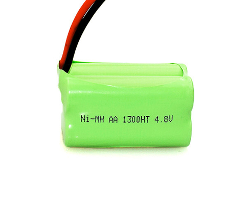 AA 1300mAh 4.8 โวลต์แบตเตอรี่ไฟฉุกเฉิน NiMH Cells อายุการใช้งานยาวนาน