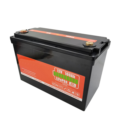 แบตเตอรี่ 100Ah 12V LiFePO4 แบตเตอรี่ 1800W แบตเตอรี่รถกอล์ฟ แบตเตอรี่ลิธีਅਮ